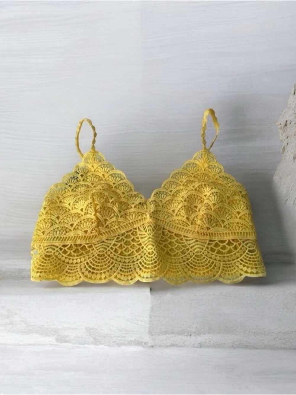 Free People Intimately Sunny day Bra Longline Bralette Size l